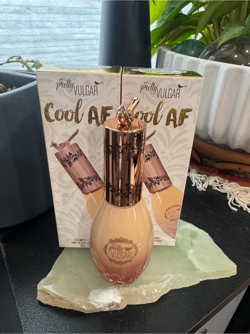Lot 2 PRETTY VULGAR COOL AF LAVA Water Foundation shade 05 bad to the bone